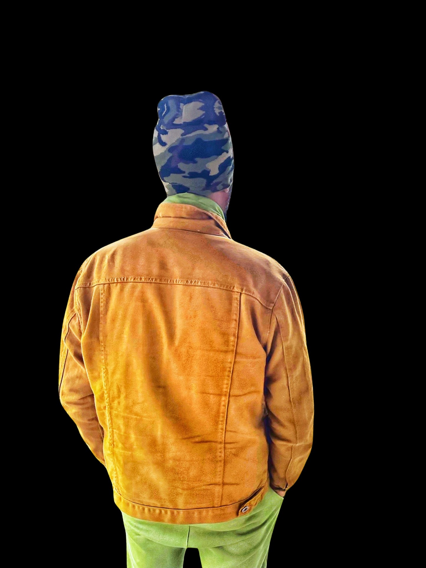 Camo Green (Silk Beanie)