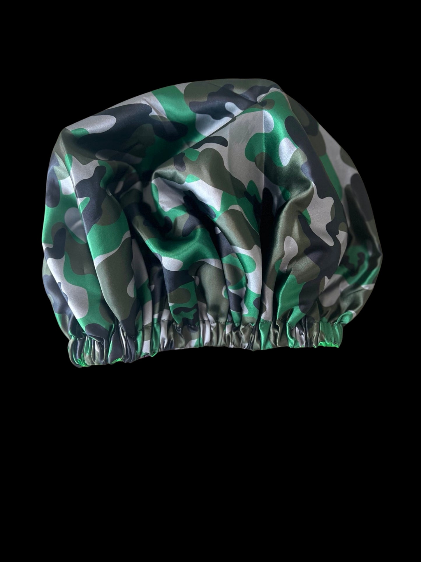 Military Green (Elastic Band Bonnet)