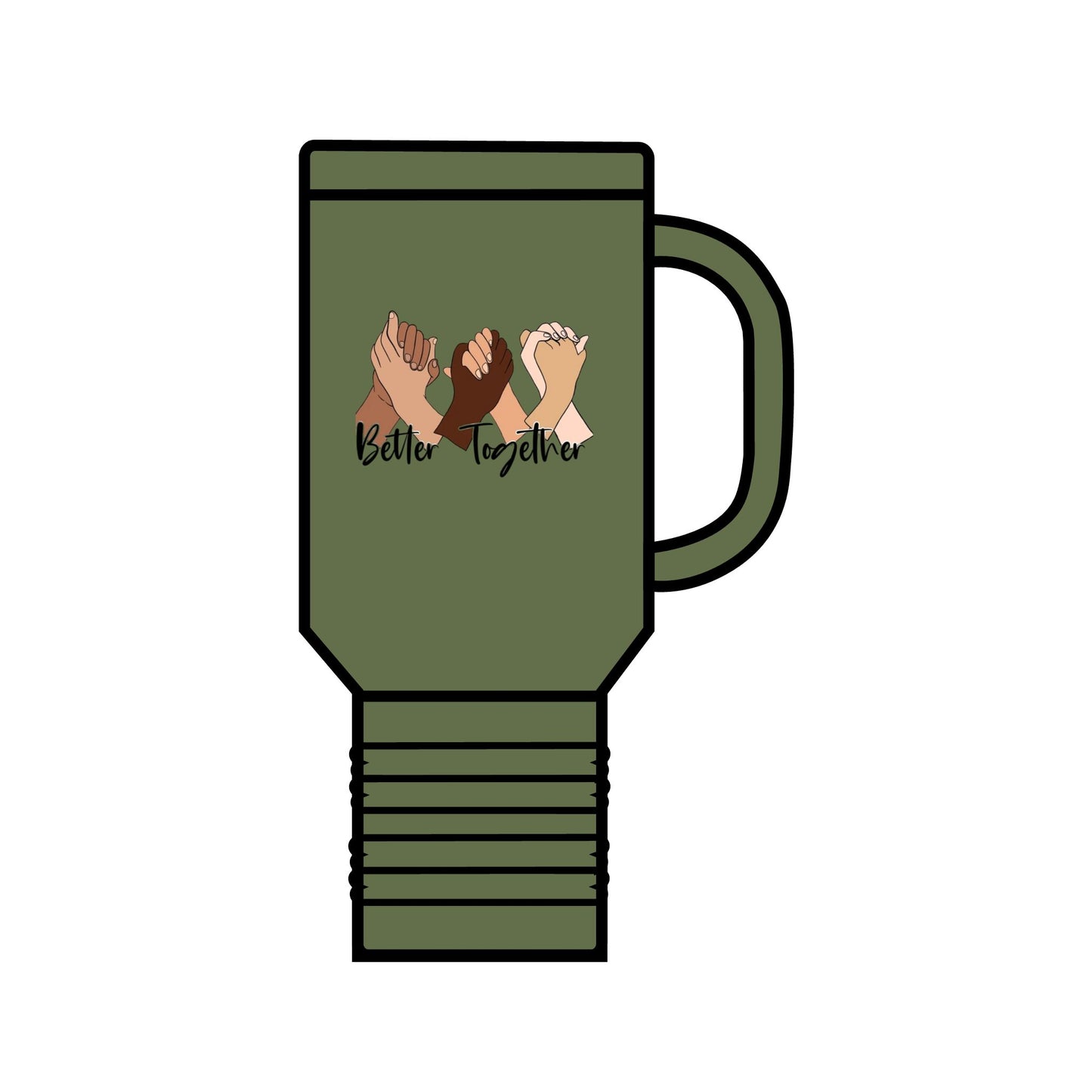 Insulated Travel Mug - Unity & Togetherness Design