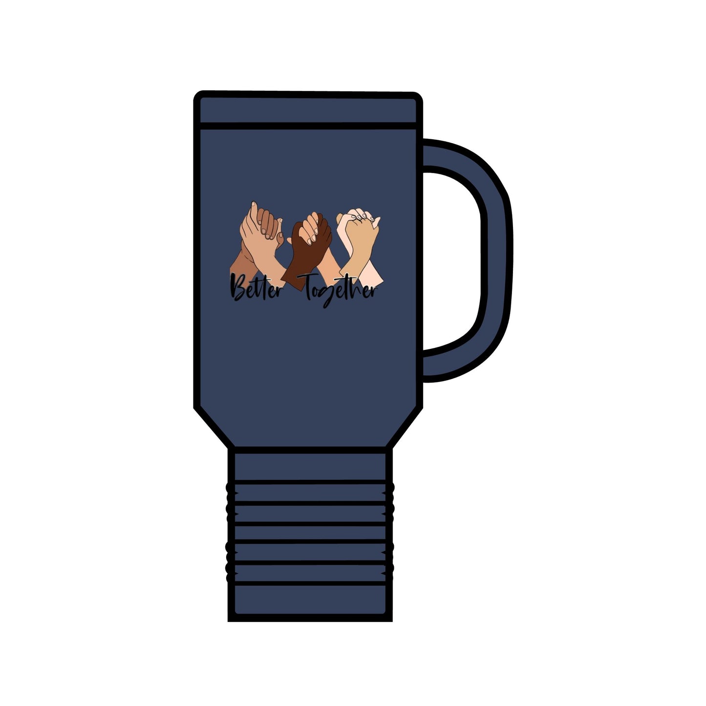 Insulated Travel Mug - Unity & Togetherness Design