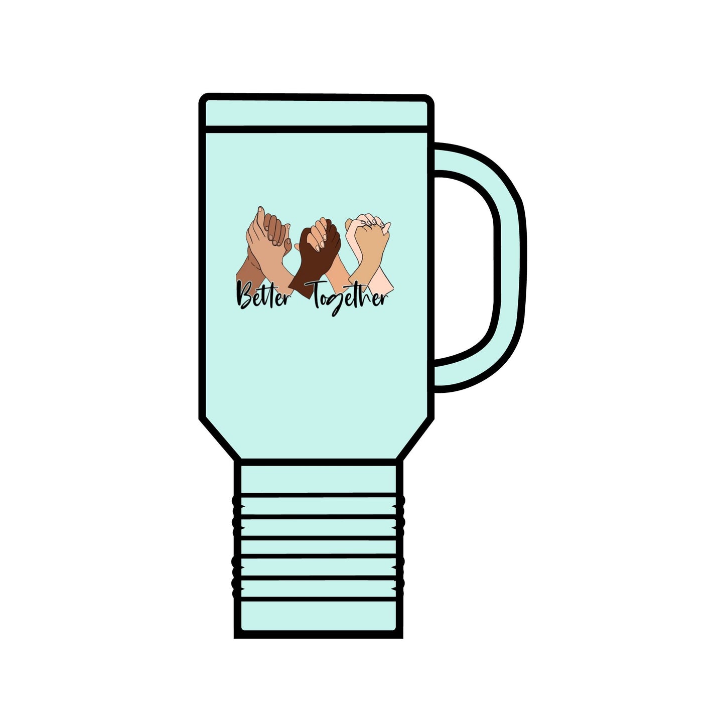 Insulated Travel Mug - Unity & Togetherness Design