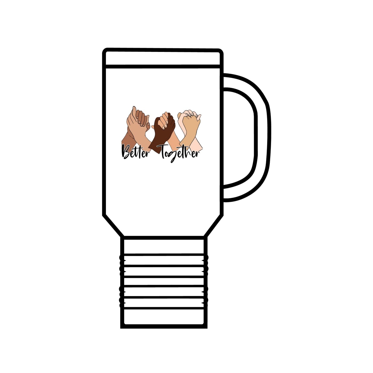 Insulated Travel Mug - Unity & Togetherness Design