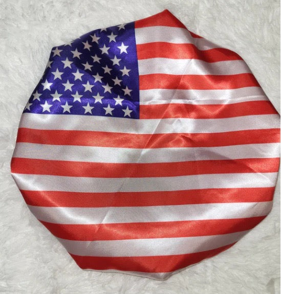 American flag Tie bonnet