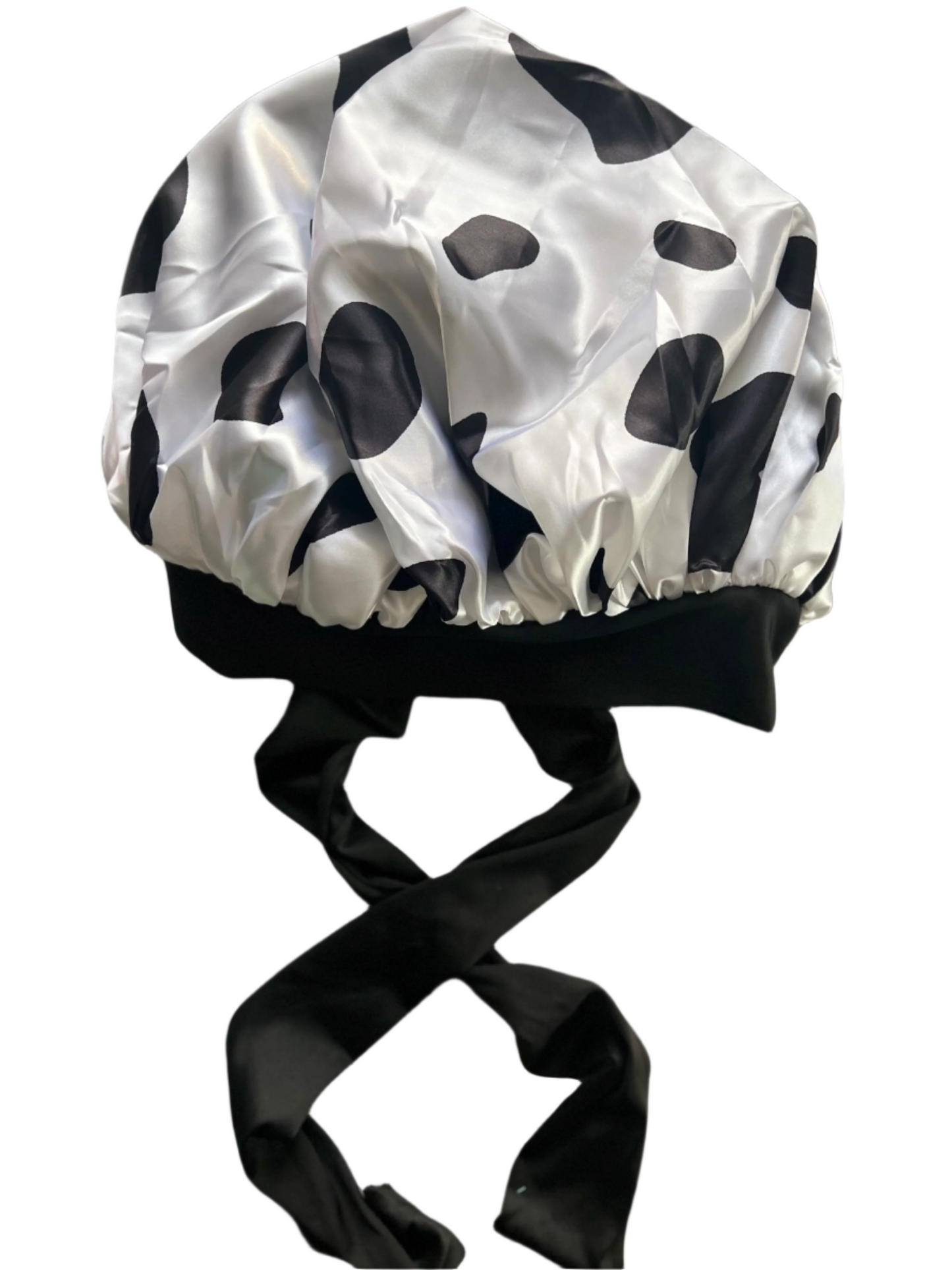 Cow Print (Tie Bonnet)