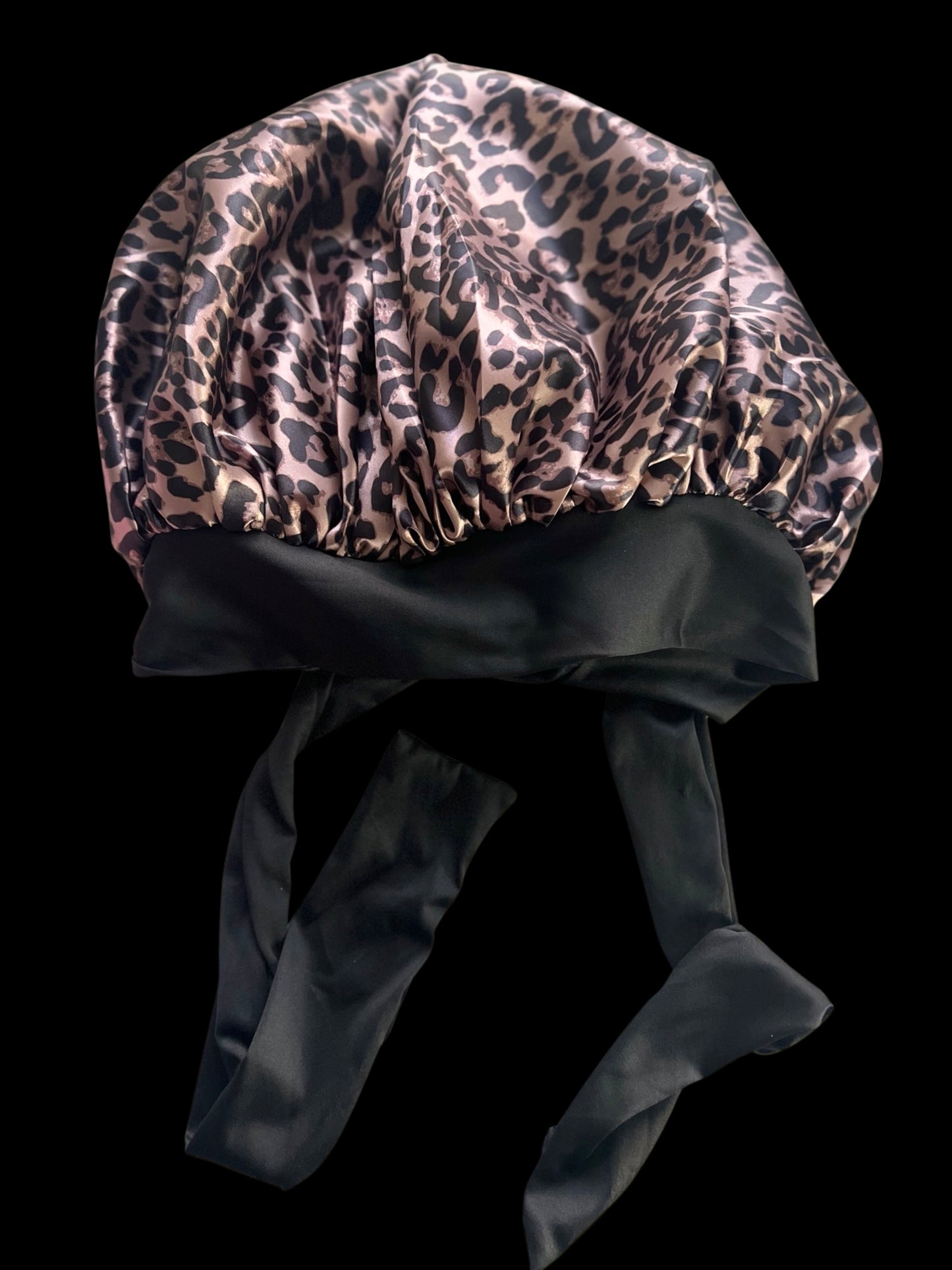 Leopard 🐆 Tie (Adult Bonnet)