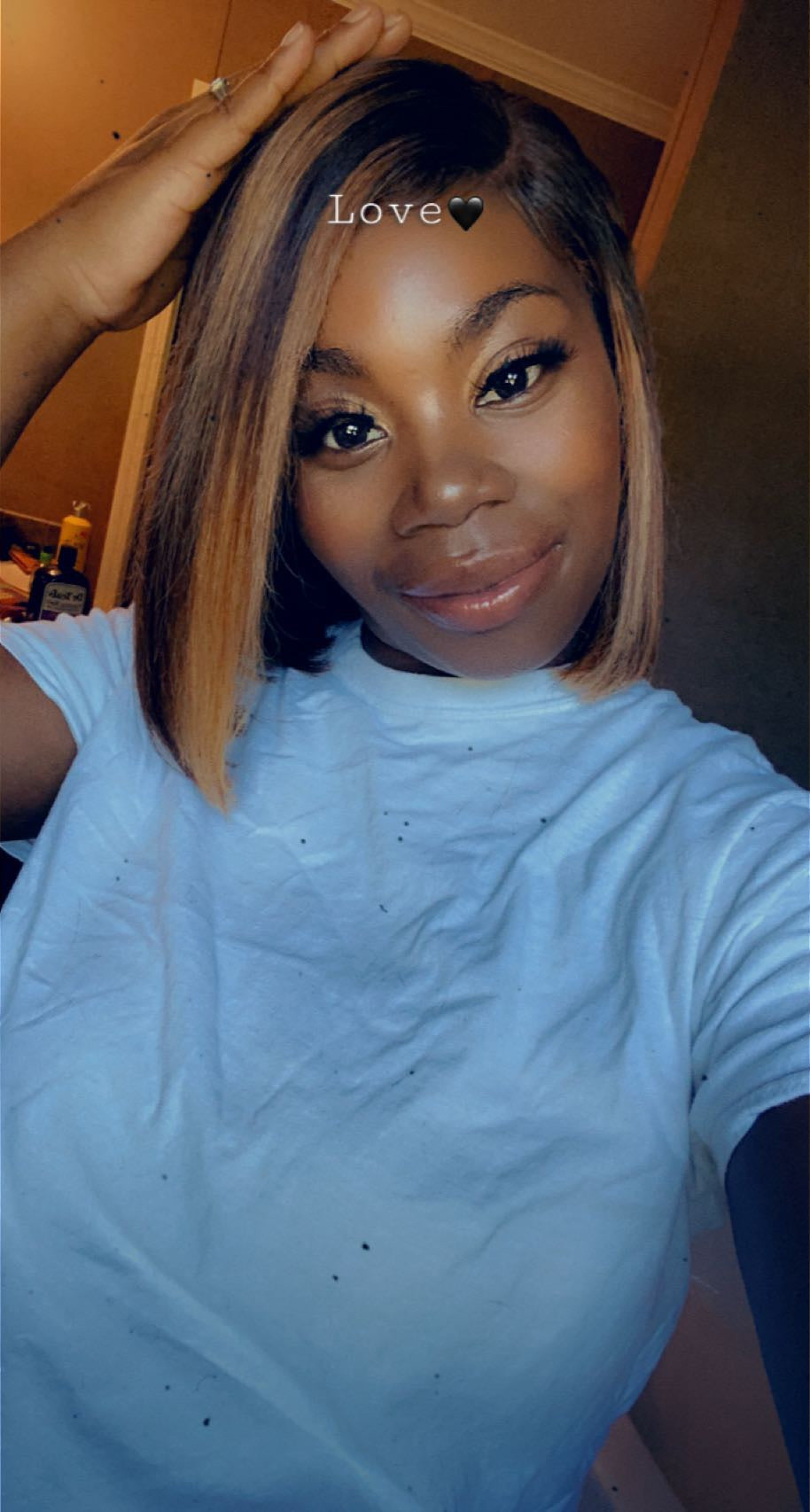 Honey Blonde Closure Bob Wig/ Hair