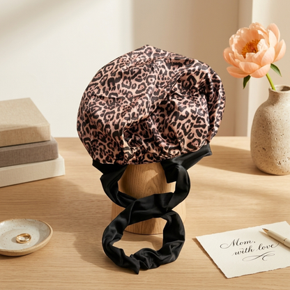 Leopard 🐆 Tie (Adult Bonnet)