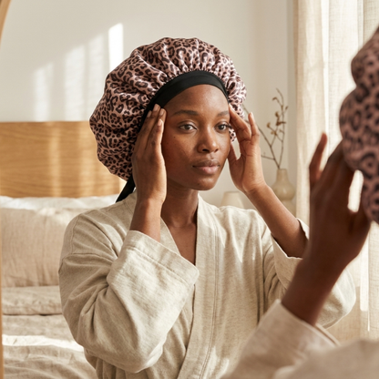 Leopard 🐆 Tie (Adult Bonnet)