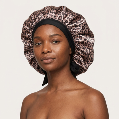 Leopard 🐆 Tie (Adult Bonnet)