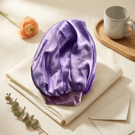 Lavender Purple Tie (Adult Bonnet)