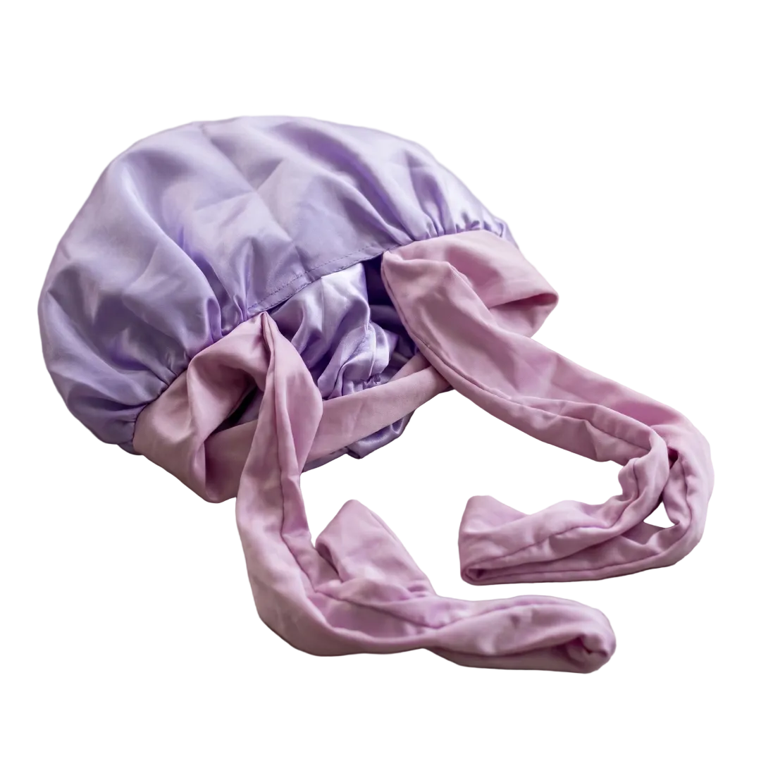 Purple Tie (Kids Bonnet)