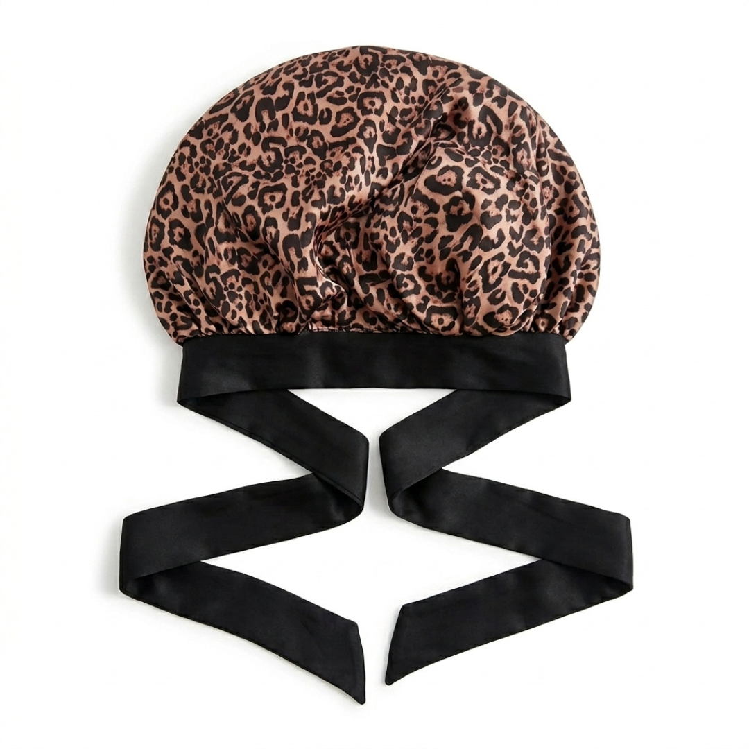 Leopard 🐆 Tie (Adult Bonnet)