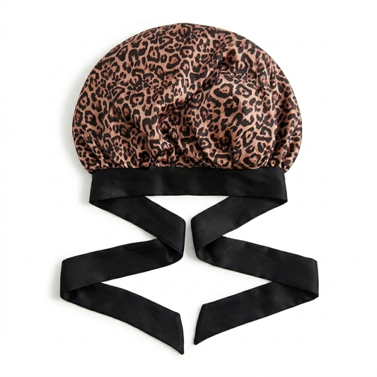 Leopard 🐆 Tie (Adult Bonnet)