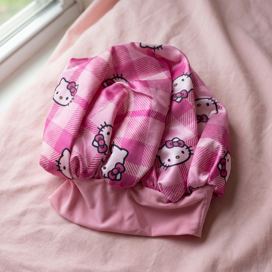 Hello Kitty Plaid (Kids Wide-Band)