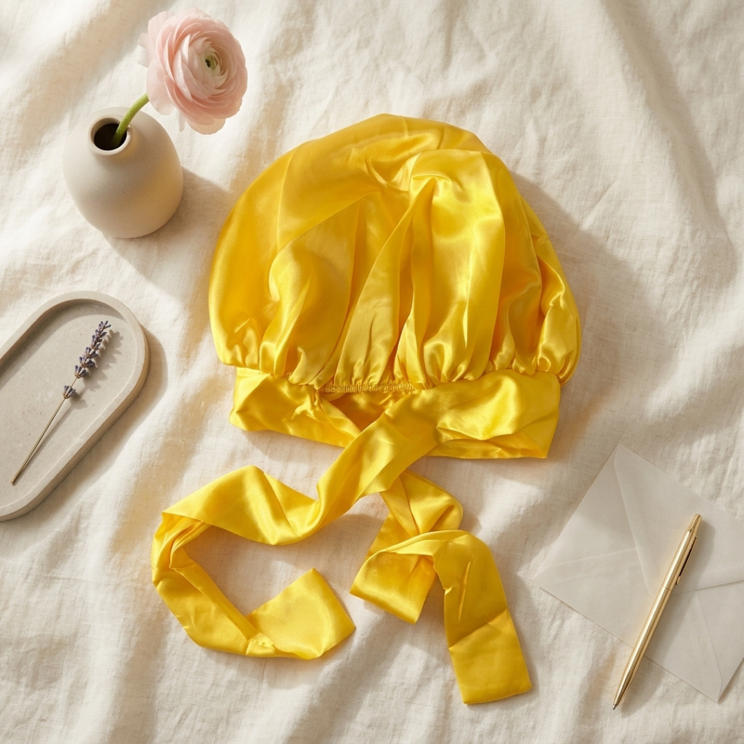 Yellow/Gold Tie (Adult Bonnet)
