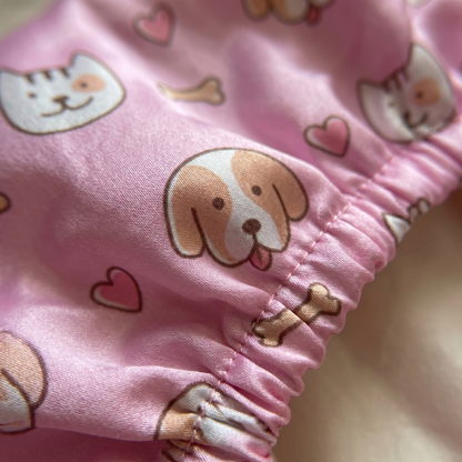 Pink Cat🐱Dog🐶 (Tie)