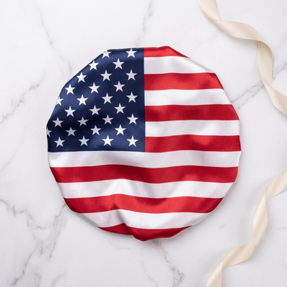 American flag Tie bonnet