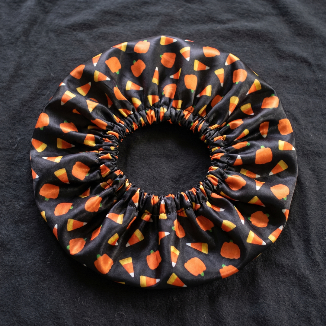 Candy Corn Bonnet & Scrunchie  (Kids Combo)