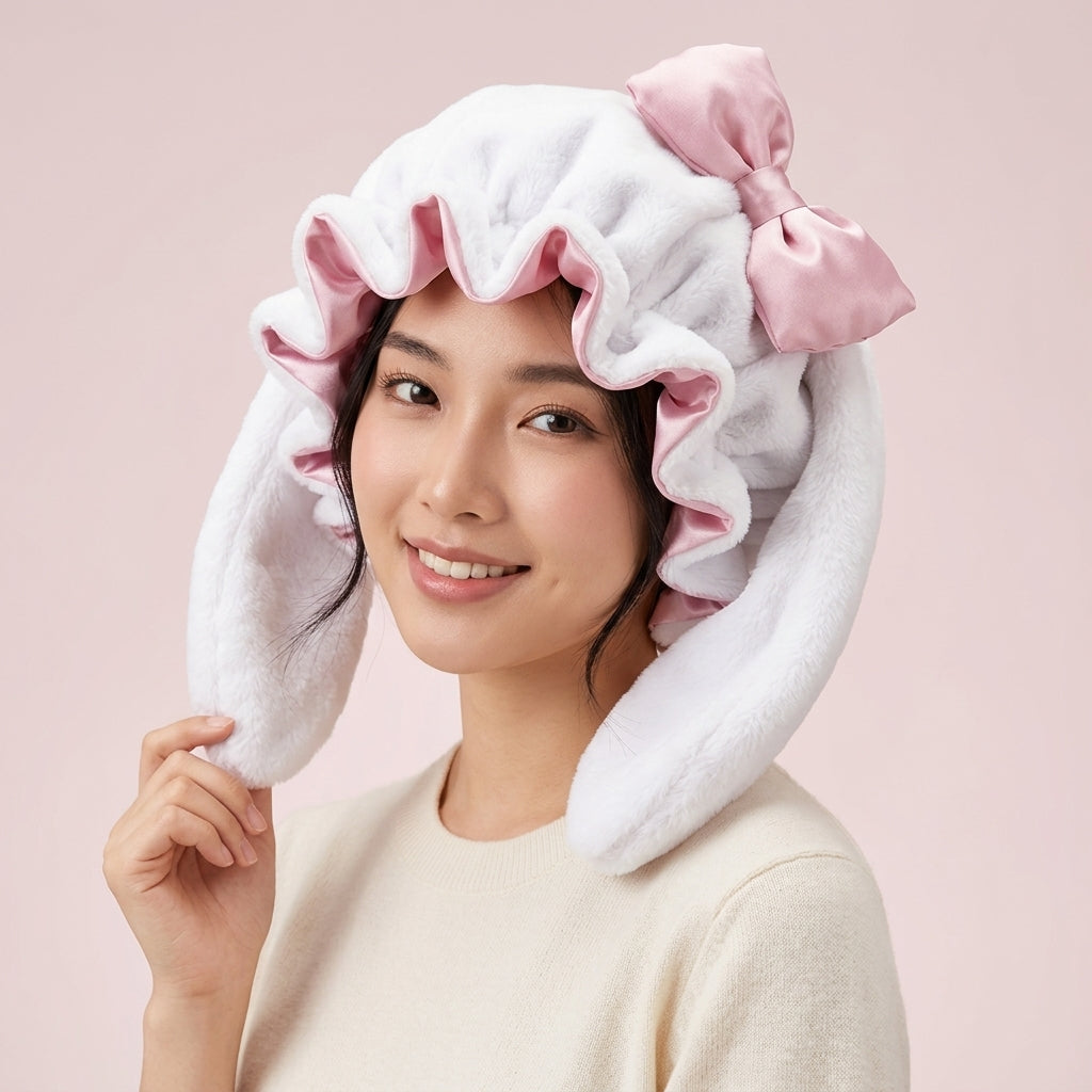 Satin Lined Bunny Ear Bonnet