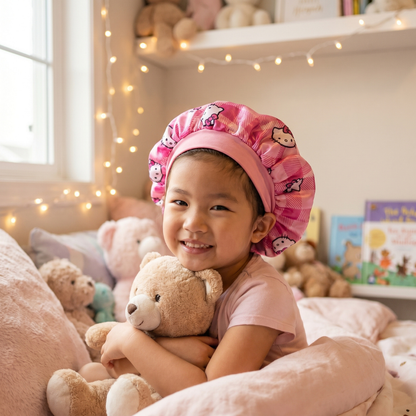 Hello Kitty Plaid (Kids Wide-Band)