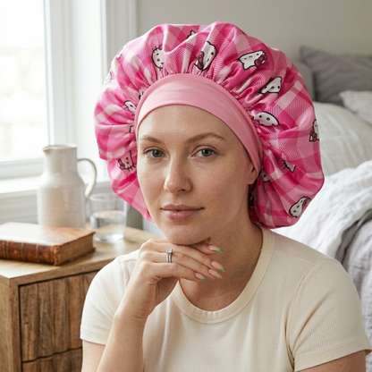 Hello Kitty Plaid Pink (Adult)