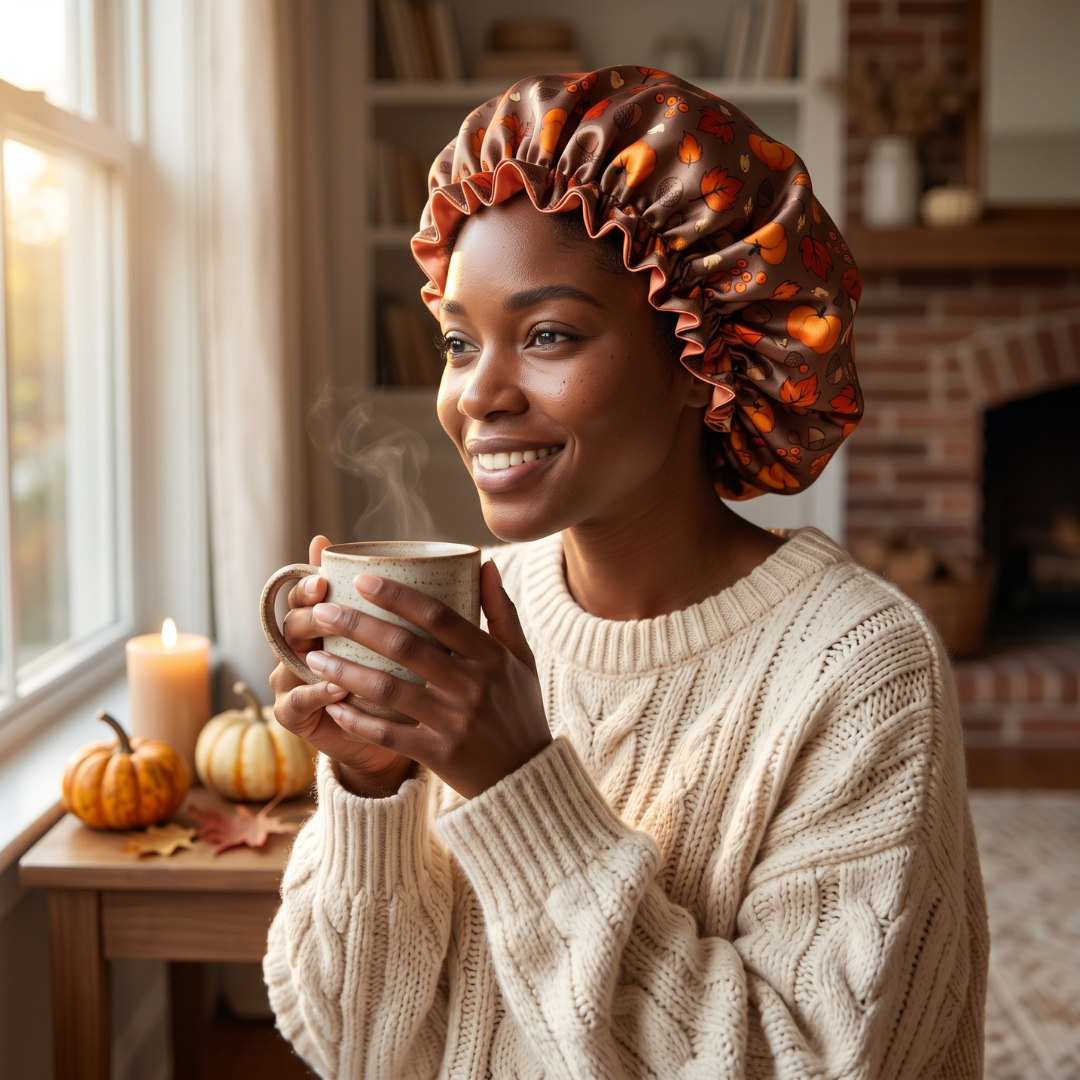 Pumpkin 🎃 & Leaves 🍂 Bonnet