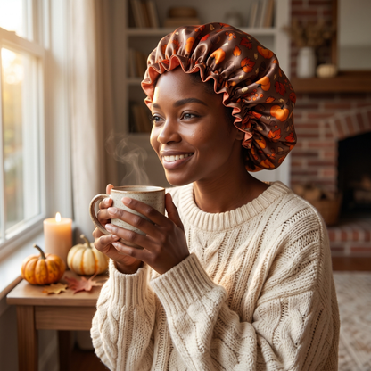 Pumpkin 🎃 & Leaves 🍂 Bonnet