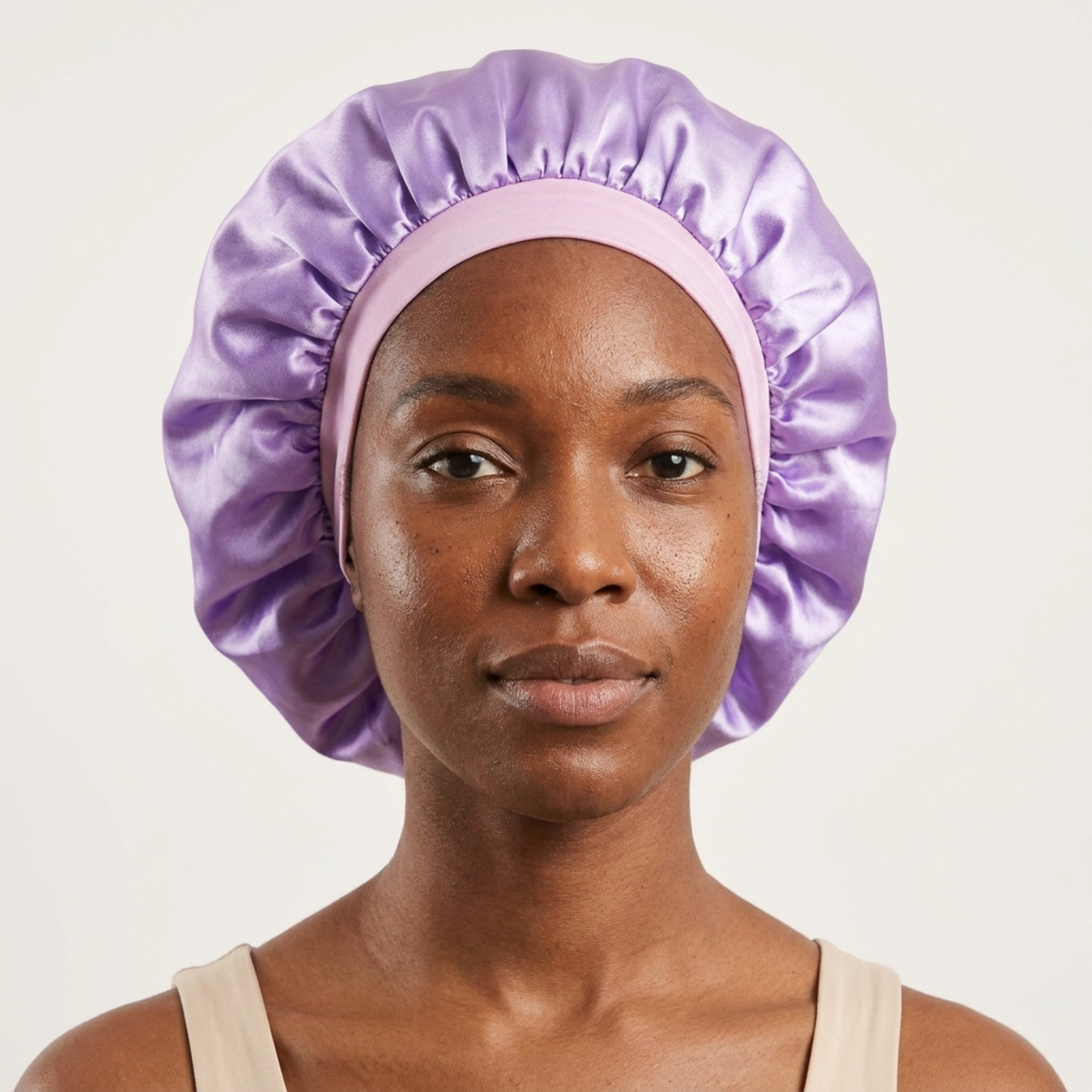 Lavender Purple Tie (Adult Bonnet)