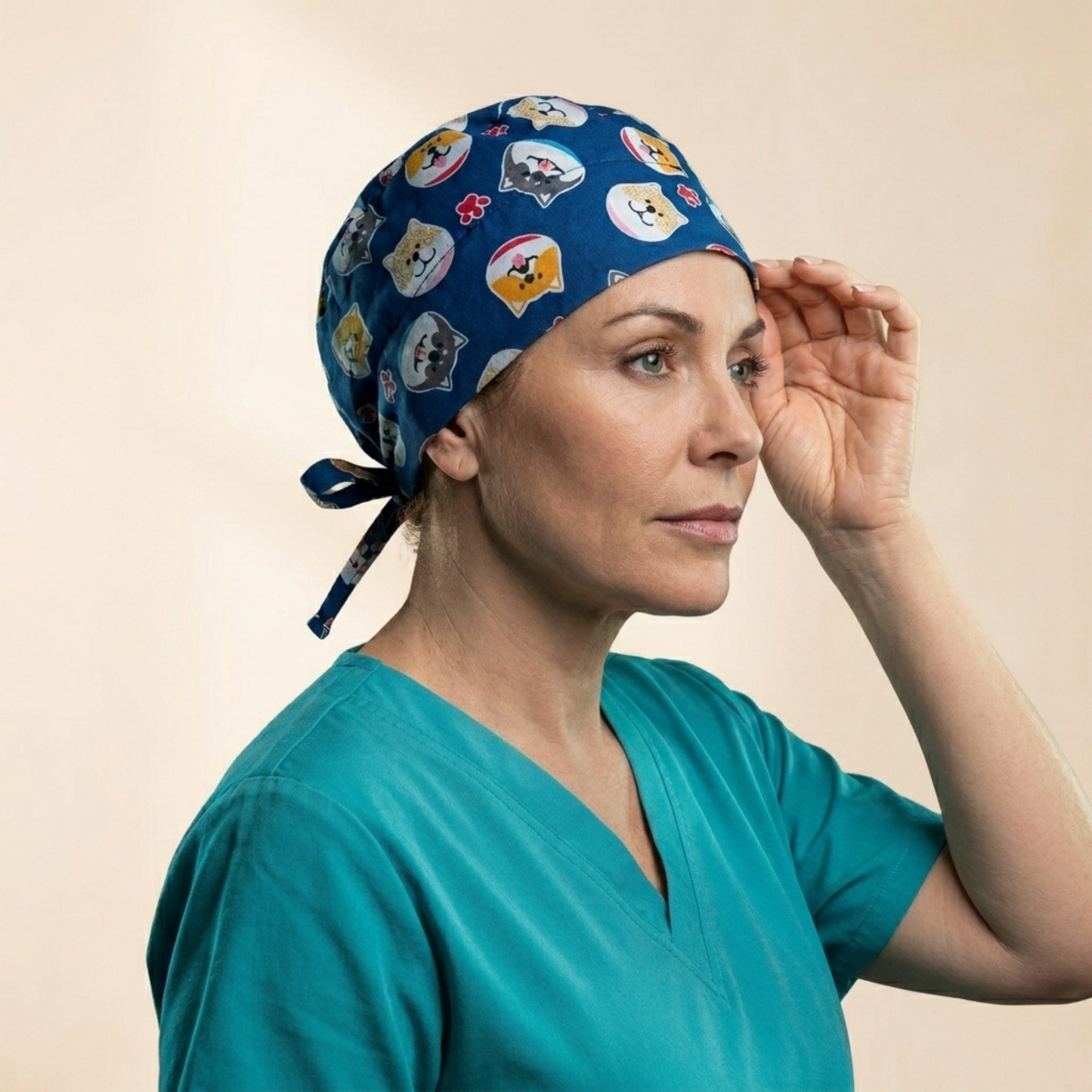 Scrub Nurse Caps🧢 (Satin)Pre-Order
