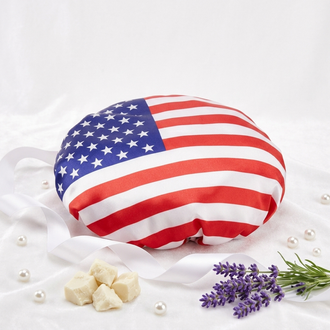 American flag Tie bonnet