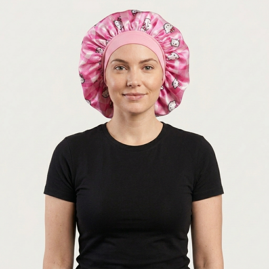 Hello Kitty Plaid Pink (Adult)