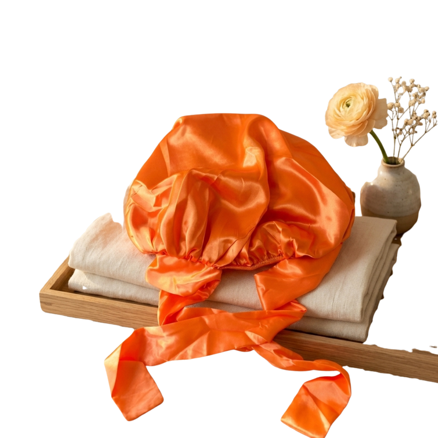 Orange Tie Unisex (Adult Bonnet)