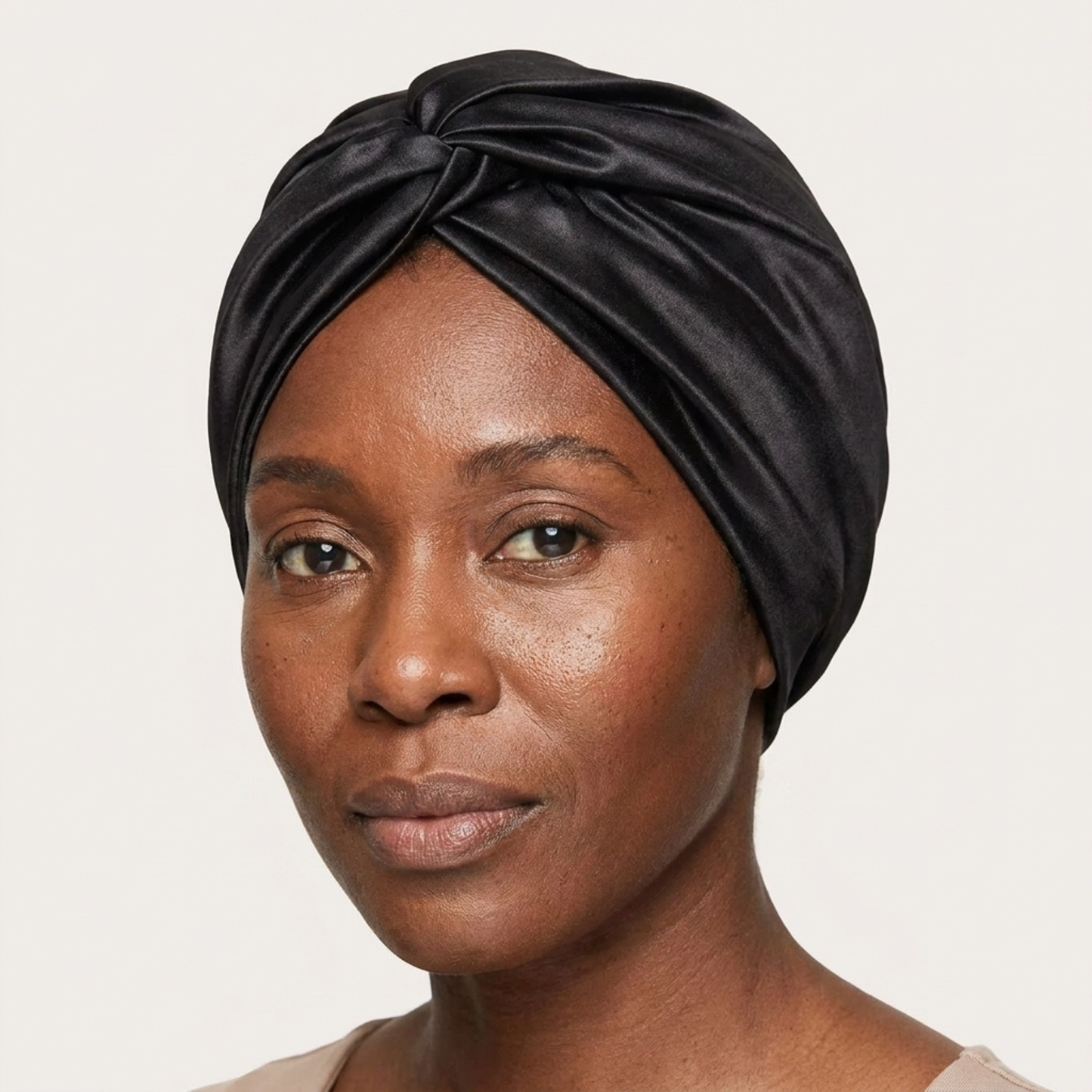 Black Turban (Satin)