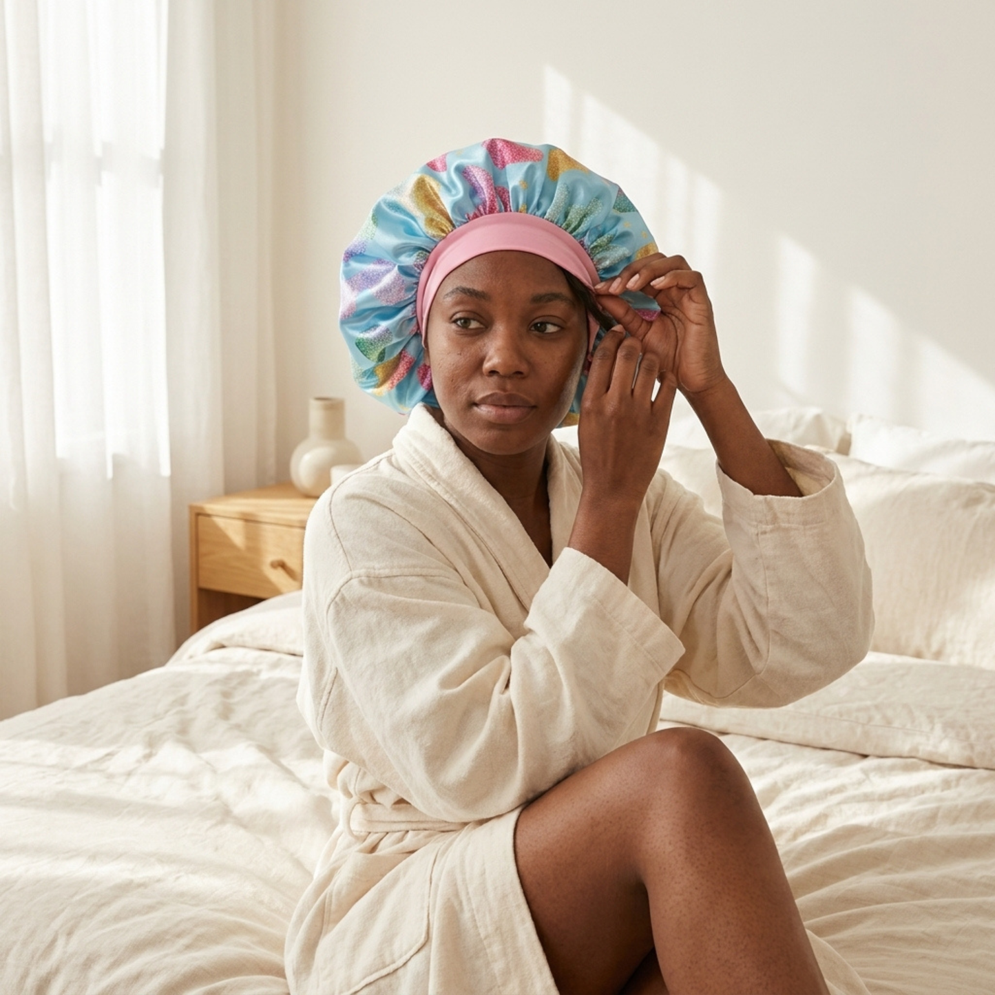 Blue Valentines Bonnet(Wide Band)