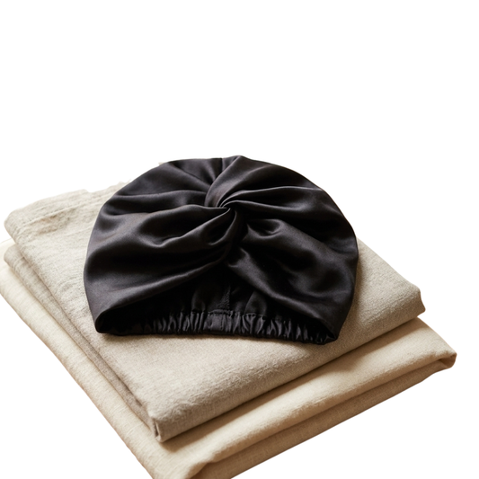 Black Turban (Satin)