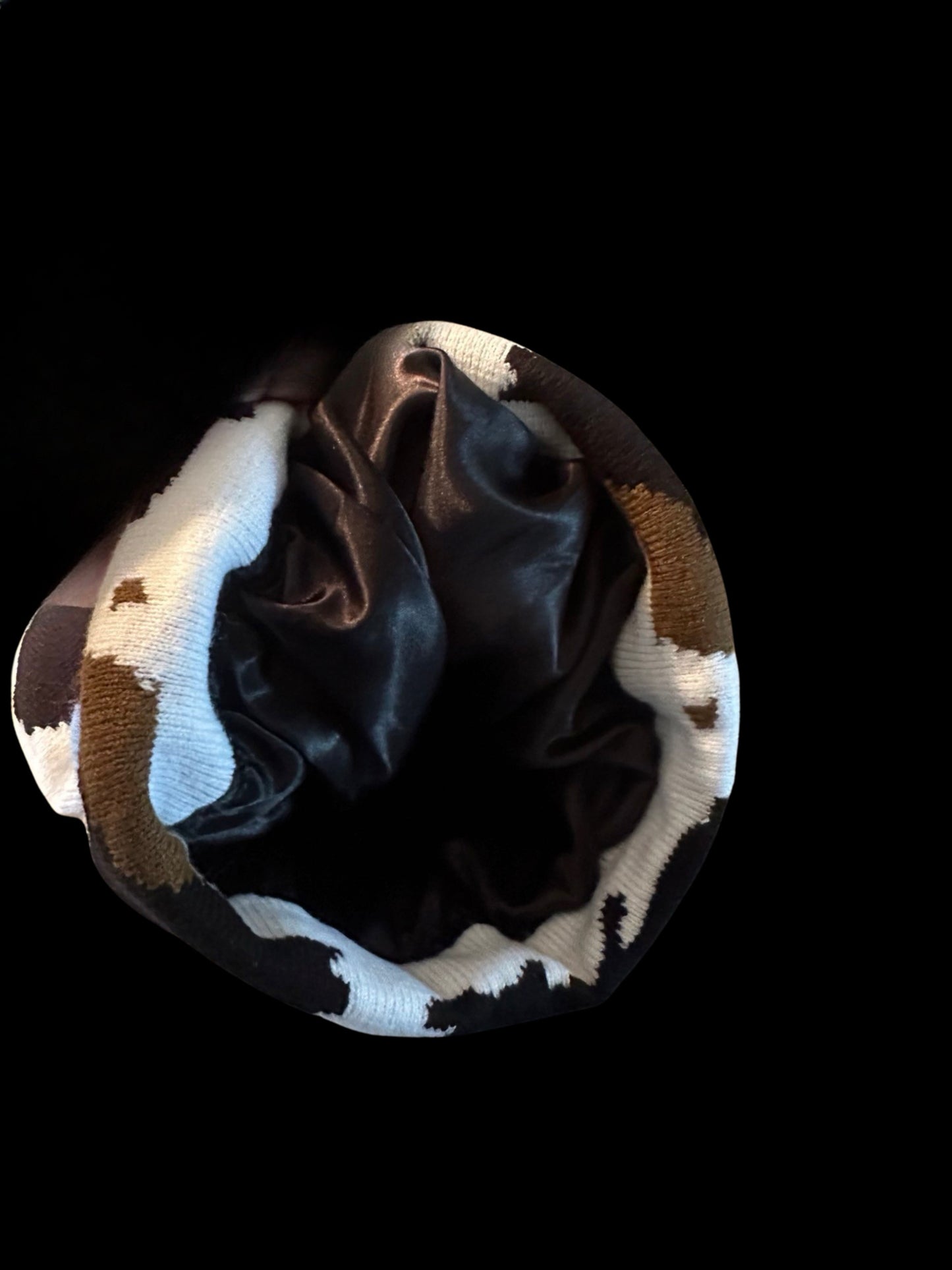 Black (Silk Beanie)