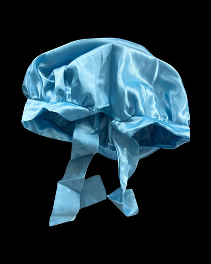 Blue Tie (Kids Bonnet)