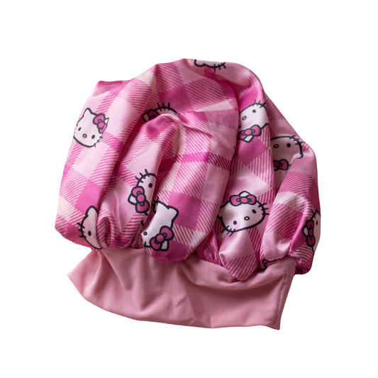 Hello Kitty Plaid Pink (Adult)