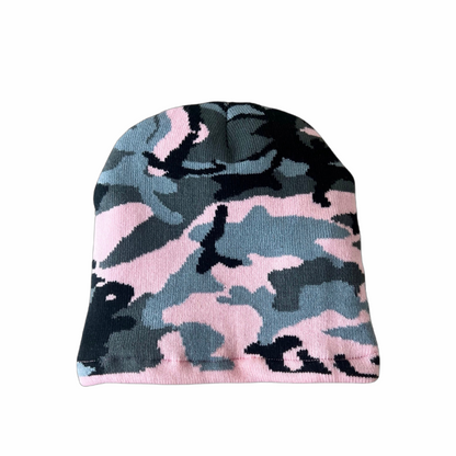 Pink Camo (Silk Beanie)